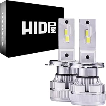 Amazon | HID屋 H4 38700cd LED ヘッドライト Hi/Lo 切替 爆光